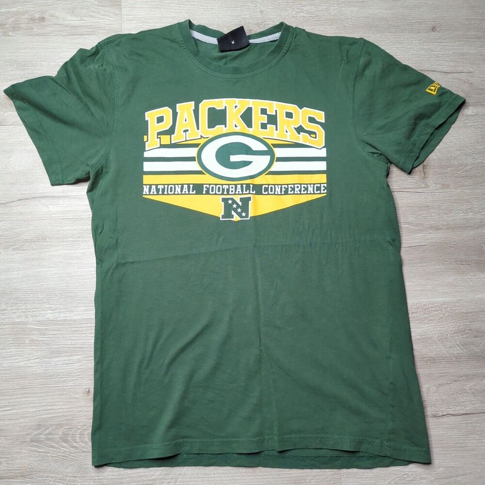 Green Bay Packers Size M Shirt Green T Shirt Sleeve Big Logo